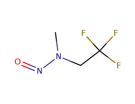 Molecular Structure of 819-35-2 (2,2,2-trifluoro-N-methyl-N-nitrosoethanamine)