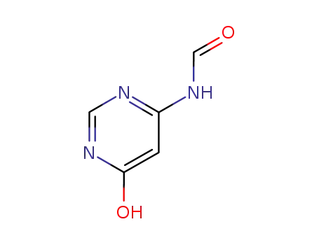Molecular Structure of 88550-50-9 (Formamide, N-(6-hydroxy-4-pyrimidinyl)- (7CI))