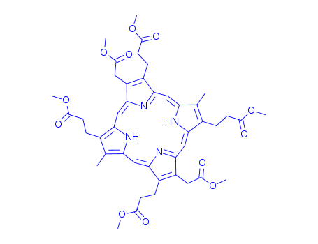 Methyl 3-[8,18-bis(2-methoxy-2-oxoethyl)-7,12,17-tris(3-methoxy-3-oxopropyl)-3,13-dimethyl-22,24-dihydroporphyrin-2-yl]propanoate