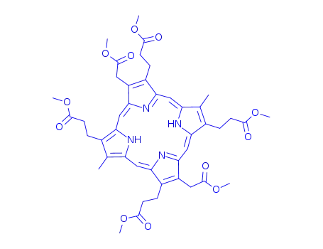 Molecular Structure of 885267-25-4 (HEXACARBOXYLPORPHYRIN I HEXAMETHYL ESTER)
