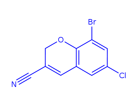 8-BROMO-6-CHLORO-2H-CHROMENE-3-CARBONITRILE