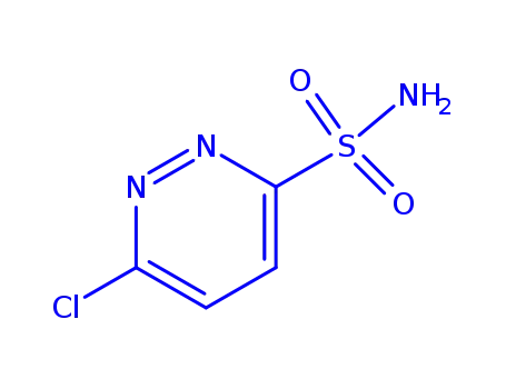 Molecular Structure of 88538-48-1 (3-Pyridazinesulfonamide,6-chloro-(9CI))