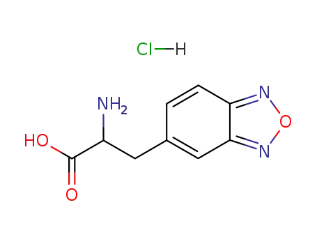 Molecular Structure of 82183-60-6 (5-(2-AMINO-2-CARBOXYETHYL)BENZO[C]FURAZANEHYDROCHLORIDE)