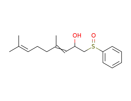 1-benzenesulfinyl-4,8-dimethyl-nona-3,7-dien-2-ol