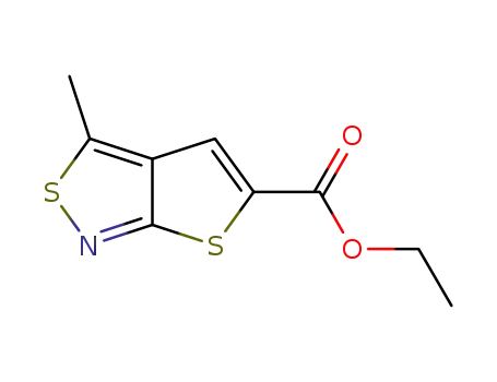 Molecular Structure of 82000-57-5 (ethyl 3-methylthieno[2,3-c]isothiazole-5-carboxylate)