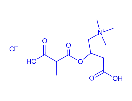 Molecular Structure of 821794-54-1 (MethylMalonyl DL-Carnitine Chloride (Mixture of DiastereoMers))