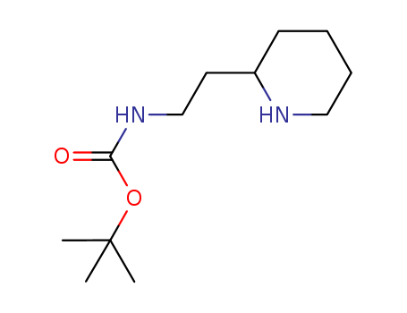 Carbamic acid,N-[2-(2-piperidinyl)ethyl]-, 1,1-dimethylethyl ester