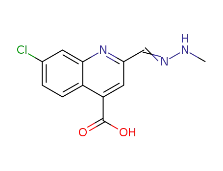 7-chloro-2-[(E)-(2-methylhydrazinylidene)methyl]quinoline-4-carboxylic acid