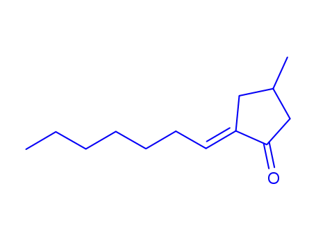 시클로펜타논, 2-헵틸리덴-4-메틸-, (2E)-(9CI)