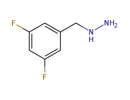 Molecular Structure of 887595-39-3 (3,5-DIFLUORO-BENZYL-HYDRAZINE)