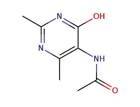 Molecular Structure of 51245-61-5 (5-acetylamino-2,6-dimethyl-3<i>H</i>-pyrimidin-4-one)