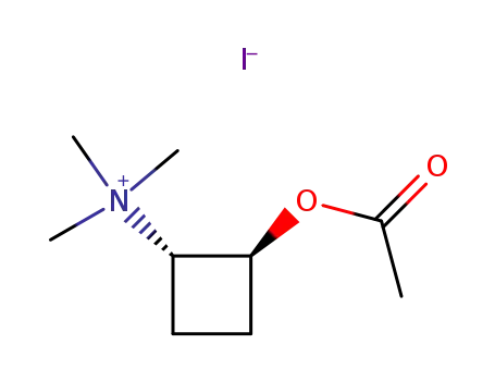 Molecular Structure of 82588-29-2 (2-Acetoxycyclobutyltrimethylammonium)