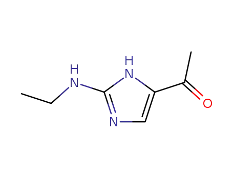 Molecular Structure of 88723-12-0 (Ethanone, 1-[2-(ethylamino)-1H-imidazol-4-yl]- (9CI))