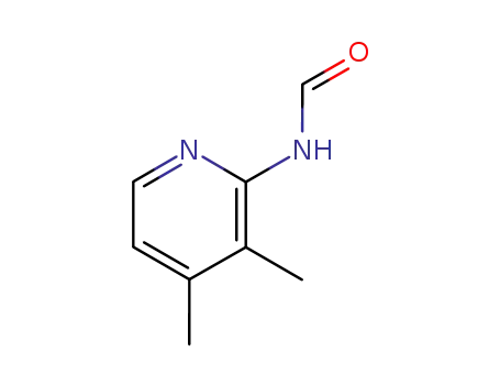 Molecular Structure of 825-48-9 (Formamide,  N-(3,4-dimethyl-2-pyridinyl)-)