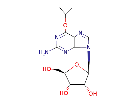 Molecular Structure of 82773-20-4 (O-isopropylguanosine)
