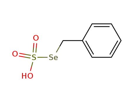 Molecular Structure of 82571-51-5 (Selenosulfuric acid, Se-(phenylmethyl) ester)