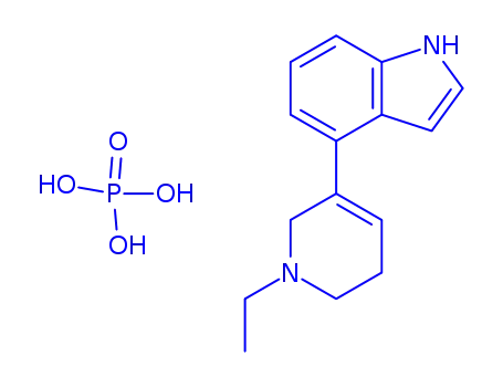 1H-인돌, 4-(1-에틸-1,2,5,6-테트라히드로-3-피리디닐)-, 인산염 (1:1)