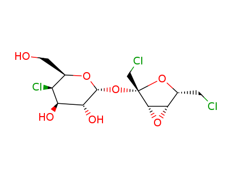 4-CHLORO-4-DEOXY-A-GALACTOPYRANOSYL 3,4-ANHYDRO-1,6-DICHLORO-1,6-DIDEOXY-SS-LYXO-HEXULOFURANOSIDE