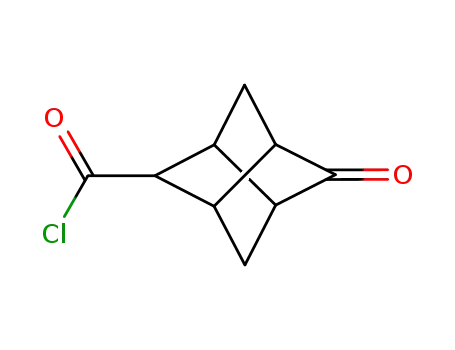 트리시클로[3.3.0.03,7]옥탄-2-카르보닐 클로라이드, 6-옥소-(9CI)