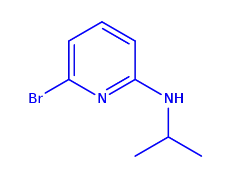 Molecular Structure of 89026-81-3 (6-Bromo-2-isopropylaminopyridine)