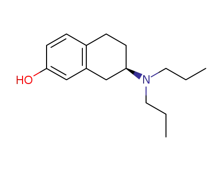 Molecular Structure of 82730-72-1 (R(+)-7-HYDROXY-2-DIPROPYLAMINO TETRALIN&)