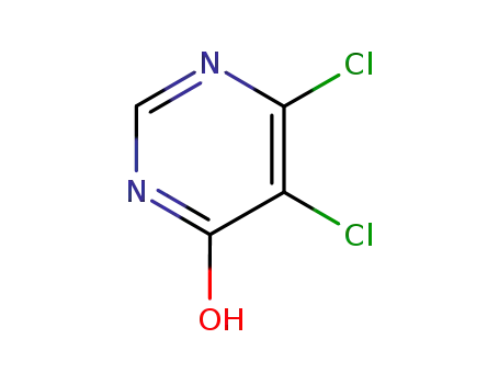 Molecular Structure of 88982-91-6 (4,5-DICHLORO-6-HYDROXYPYRIMIDINE)