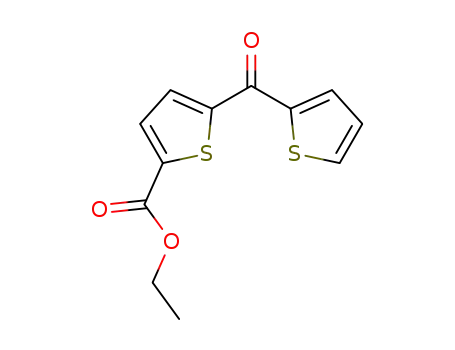 Molecular Structure of 890100-51-3 (ETHYL 5-THENOYL-2-THIOPHENE CARBOXYLATE)