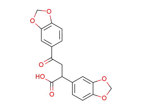 Molecular Structure of 88755-39-9 (2,4-bis(1,3-benzodioxol-5-yl)-4-oxobutanoic acid)