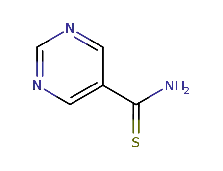 Molecular Structure of 88891-75-2 (PYRIMIDINE-5-CARBOTHIOIC ACID AMIDE)