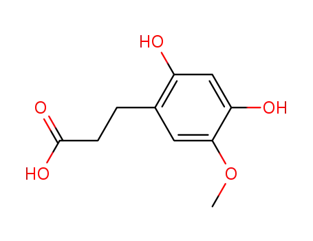 Molecular Structure of 824950-88-1 (Melilotic acid, 4-hydroxy-5-methoxy-)