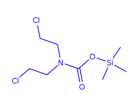 Carbamic acid, bis(2-chloroethyl)-, trimethylsilyl ester cas  82475-74-9
