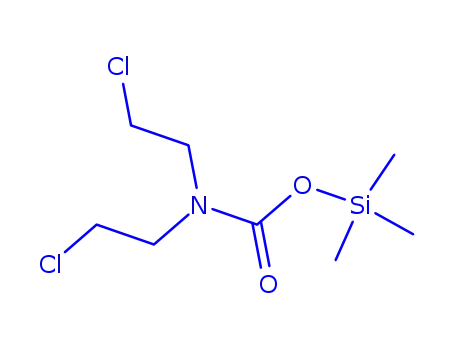 Molecular Structure of 82475-74-9 (trimethylsilyl bis(2-chloroethyl)carbamate)