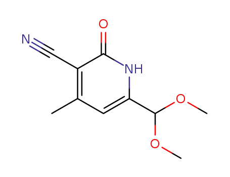 3-Pyridinecarbonitrile,6-(dimethoxymethyl)-1,2-dihydro-4-methyl-2-oxo-(9CI)