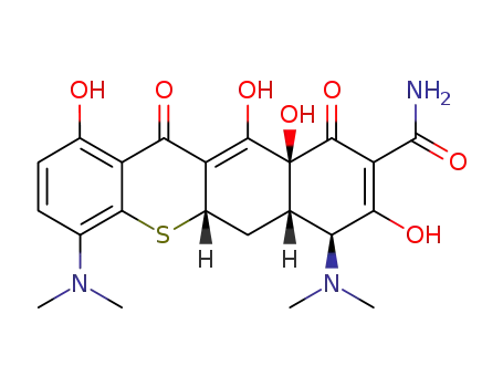 Molecular Structure of 82925-85-7 (thiaminocycline)