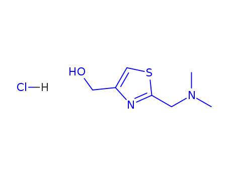 Molecular Structure of 82586-70-7 ((2-DIMETHYLAMINOMETHYL-THIAZOL-4-YL)-METHANOLHYDROCHLORIDE)