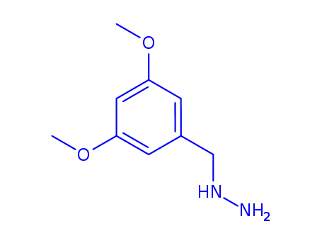 Molecular Structure of 887596-61-4 (3,5-DIMETHOXY-BENZYL-HYDRAZINE)