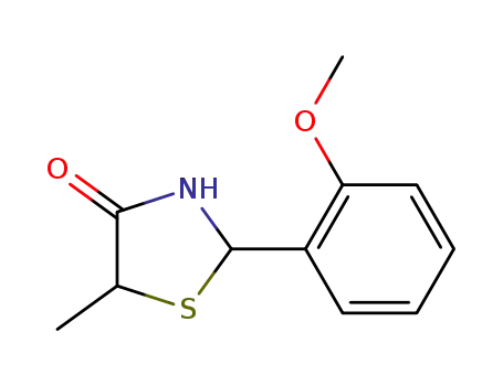 4-티아졸리디논, 2-(2-메톡시페닐)-5-메틸-