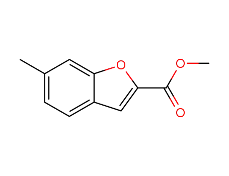 Molecular Structure of 82788-37-2 (METHYL 6-METHYLBENZOFURAN-2-CARBOXYLATE)