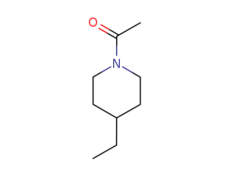 Molecular Structure of 82902-50-9 (Piperidine, 1-acetyl-4-ethyl- (9CI))
