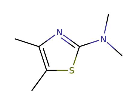 Molecular Structure of 82721-89-9 (2-Thiazolamine,  N,N,4,5-tetramethyl-)