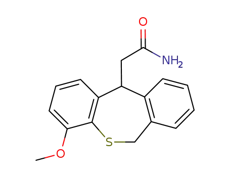 4-Methoxy-6,11-dihydrodibenzo(b,e)thiepin-11-acetic acid amide