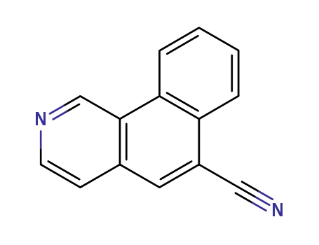 Molecular Structure of 82649-92-1 (benzo[h]isoquinoline-6-carbonitrile)