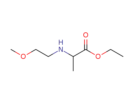 Molecular Structure of 82772-78-9 (ethyl 2-<(2-methoxyethyl)amino>propanoate)