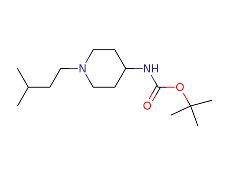 Molecular Structure of 888944-67-0 (4-(BOC-AMino)-1-isopentylpiperidine)