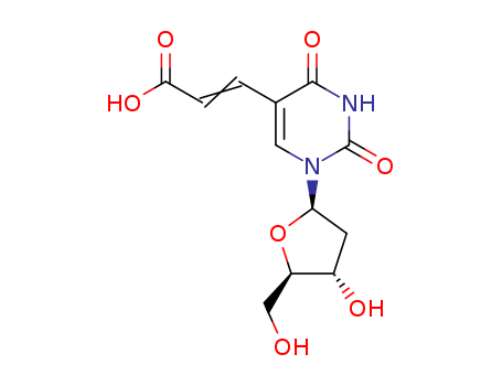 3-[1-(2-Deoxy-β-D-erythro-pentofuranosyl)-1,2,3,4-tetrahydro-2,4-dioxo-5-pyrimidinyl]-2-propenoicacid