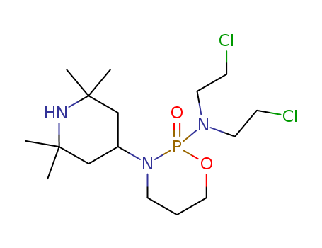 2H-1,3,2-Oxazaphosphorin-2-amine,N,N-bis(2-chloroethyl)tetrahydro-3-(2,2,6,6-tetramethyl-4-piperidinyl)-,2-oxide cas  82576-63-4