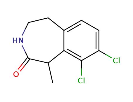 2H-3-Benzazepin-2-one, 8,9-dichloro-1,3,4,5-tetrahydro-1-methyl-