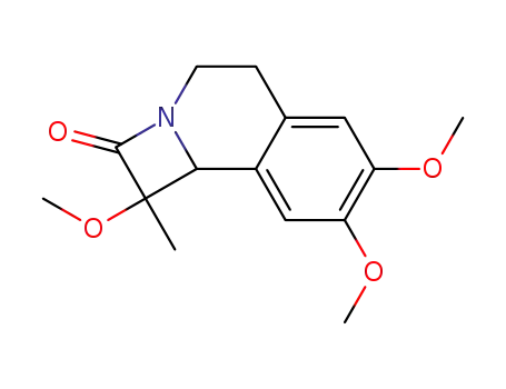 1,7,8-trimethoxy-1-methyl-1,4,5,9b-tetrahydro-2H-azeto[2,1-a]isoquinolin-2-one