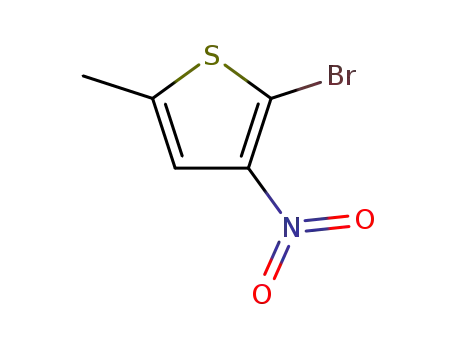 Molecular Structure of 82834-45-5 (2-BROMO-5-METHYL-3-NITRO-THIOPHENE)
