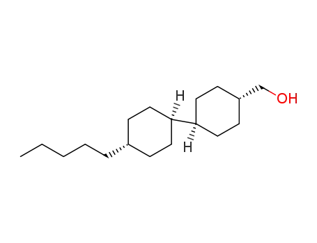 Molecular Structure of 82598-08-1 (Trans-4-(Trans-4-Pentylcyclohexyl)Cyclohexylmethanol)